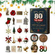 Detailed information about the product Christmas Countdown Calendar, 2D Acrylic Ornament 24 Days Commemorative Christmas Tree Decorations, Holiday Party Window and Wall Decor