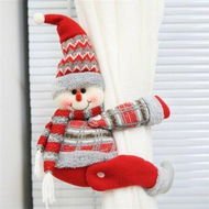 Detailed information about the product Christmas Curtain Buckle Holder Home Plush Doll Decoration Snowman