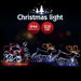 Christmas Decoration LED Light Two Running Reindeer with Waving Santa on Sleigh Outdoor Freestanding 230x64cm Waterproof Holiday Ornament. Available at Crazy Sales for $139.90