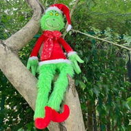 Detailed information about the product Christmas Decoration Plush Toy, 30 Inch Green Monster Plush Toy Suitable for Christmas Tree Home Decoration