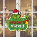 Christmas Decorations Hanging Signs, Merry Grinchmas Welcome to Whoville Sign for Holiday Xmas Door Decor Grinch Signs. Available at Crazy Sales for $19.95