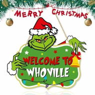 Detailed information about the product Christmas Decorations Hanging Sign,Wooden Christmas Decor Door Sign for for Holiday Xmas Door Wall Tree Decorations Indoor Outdoor