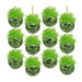 Christmas Decorations Indoor, 12pcs Cute Green Elf Christmas Tree Ornaments with Fuzzy Hair, Hanging Thief Monster Xmas Balls. Available at Crazy Sales for $29.95