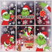 Christmas Decorations Indoor Window Clings, Cute Grinch Window Stickers Decals for Kids Home School Office Winter Decor. Available at Crazy Sales for $12.95