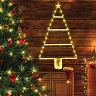 Detailed information about the product Christmas Decorations Lights, LED Christmas Ladder Light Battery Operation Christmas Light for Window Wall Home Decor (Warm White)