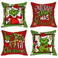 Detailed information about the product Christmas Decorative Throw Pillow Cover 18 x 18 Set of 4 Xmas Hat Winter Holiday Porch Patio Pillowcase Cushion Case Home Decor