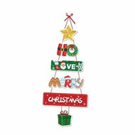 Detailed information about the product Christmas Door Hanging Decoration Christmas Tree Decor Door Hanging Sign Wall Ornament For Balcony Bedroom Festivals Office