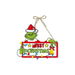 Christmas Door Sign Thief Stole Hanging Decor for Indoor Outdoor Holiday Tree and Wall. Available at Crazy Sales for $12.99