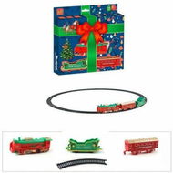 Detailed information about the product Christmas Electric Train Toy Railway Electric Rail Car Train Set Toys Set Christmas Present