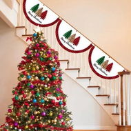 Detailed information about the product Christmas Fan Flag Banner Merry Christmas Hanging Flag Decoration For Home Garden Window Corridor Ornaments New Year