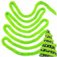 Detailed information about the product Christmas Faux Fur Ribbon, Winter Xmas Tree Winding Garland for Xmas Party Sewing Costume Trimmin