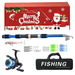 Christmas Fishing Rod and Reel Combo Kit Lightweight Starter Set Saltwater Freshwater Great Christmas Gift Color Blue. Available at Crazy Sales for $39.99