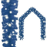 Detailed information about the product Christmas Garland With LED Lights 5 M Blue