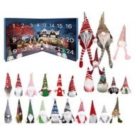 Detailed information about the product Christmas Gnome Advent Calendar with 24 Gnome Plush Toys,24 Day Christmas Gonk Advent Calendar, Xmas Countdown Calendar Gnome Gift