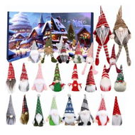 Detailed information about the product Christmas Gnome Advent Calendar,24 Pieces Gnome Decor Christmas Vacation Advent Calendar,24 Days Countdown To Christmas Ornament Dwarf Doll Collectible Toy Figures Present for Kids