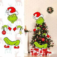 Detailed information about the product Christmas Grinch Decoration for Tree Funny Christmas Tree Decoration Thief Stole Tree Topper Head Arms and Legs for Holiday Home Party Decorations