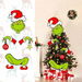 Christmas Grinch Decoration for Tree Funny Christmas Tree Decoration Thief Stole Tree Topper Head Arms and Legs for Holiday Home Party Decorations. Available at Crazy Sales for $19.99