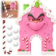 Detailed information about the product Christmas Grinch Golf Game Set With Candy Cane Club 6 Balls,Portable Golf Course Set,Christmas Grinch Golf Course Set,For Home Party Christmas Gift