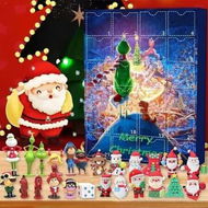Detailed information about the product Christmas Grinch Monster 24 Days Countdown Advent Calendar Cute Figures Doll Xmas Countdown Calendar with Surprise Toys