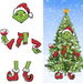 Christmas Grinch Tree Topper Decoration Large Size Cardboard Head Arms Legs Grinch Plugin For Christmas Party Home Decor. Available at Crazy Sales for $17.99