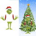 Christmas Grinch Tree Topper Decoration Large Size Cardboard Head Arms Legs Grinch Plugin For Christmas Party Home Decor. Available at Crazy Sales for $17.99