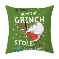 Detailed information about the product Christmas Grinchs Pillowcase Festive Decoration Sofa Bed Heads Pillow Pillowcase 45*45cm (Excluding Pillow Core)