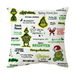 Christmas Grinchs Pillowcase Festive Decoration Sofa Bed Heads Pillow Pillowcase 45*45cm (Excluding Pillow Core). Available at Crazy Sales for $9.99