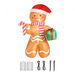 Christmas Inflatable Outdoor Gingerbread Man 2.5M. Available at Crazy Sales for $59.95
