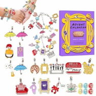 Detailed information about the product Christmas Jewellery Countdown Advent Calendar 24 Days Bracelet DIY Jewelry Making Kit,Charm Bracelet Making Kits