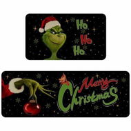 Detailed information about the product Christmas Kitchen Rugs and Mats Sets of 2,Merry Xmas Kitchen Mat for Floor Decor Doormat(40*60+40*110CM)