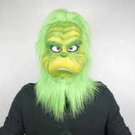 Detailed information about the product Christmas Mask Latex Cosplay Costume Accessory Adult Kids Festive Party Holiday Dress Up