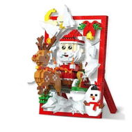 Detailed information about the product Christmas Mini Building Block 3D Photo Frame Building Block, 1704 PCS Christmas Building Toys, for Boys and Girls