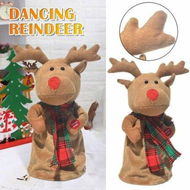 Detailed information about the product Christmas New Electric Music Doll Rotating Deer Ornament Gift Doll