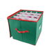 Christmas Ornament Storage Box 64 Slots Dual Zipper Durable Holiday Decoration Organiser Cardboard Dividers. Available at Crazy Sales for $29.99