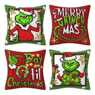 Detailed information about the product Christmas Pillow Covers 18x18Inch Set of 4 Christmas Decorations Christmas Pillows Case Decor for Home Bedroom Sofa