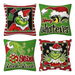 Christmas Pillow Covers 18x18Inch Set of 4 Christmas Decorations Christmas Pillows Case Decor for Home Bedroom Sofa. Available at Crazy Sales for $19.95