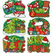 Christmas Placemats Set of 6 Xmas Tree Table Mats Christmas Theme Kitchen for Indoor Outdoor Xmas Holiday Party Table Decoration 30*50cm. Available at Crazy Sales for $19.99