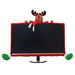 Christmas Reindeer Doll Theme Computer Monitor Bezels Christmas Decorations Ideal For Computer Monitors Ranging From 19 To 27 Inches. Available at Crazy Sales for $19.99