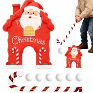 Detailed information about the product Christmas Santa Golf Game Set With Candy Cane Club 6 Balls,Portable Golf Course Set,Christmas Santa Golf Course Set,For Home Party Christmas Gift