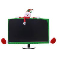 Detailed information about the product Christmas Snowman Doll Theme Computer Monitor Bezels Christmas Decorations Ideal For Computer Monitors Ranging From 19 To 27 Inches