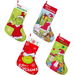 Christmas Stocking Grinch 4 Pack 18 Inch Whoville Decor Large Family Holiday Party Fireplace Ornaments. Available at Crazy Sales for $19.99