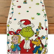 Detailed information about the product Christmas Table Runner Christmas Tablecover New Year Winter Xmas Decor Merry Christmas Decorations for Home Party Table