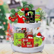 Detailed information about the product Christmas Tiered Tray Decorations, 6Pcs Wooden Signs Table Centerpieces for Holiday Indoor Home Table Top Decorations, Tray not included