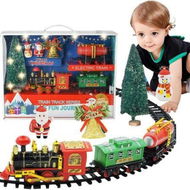 Detailed information about the product Christmas Toy Train Set Truck Mini Train Set Light Toys Car Toy Decoration Christmas Tree