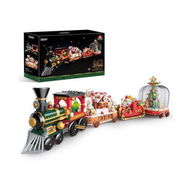 Detailed information about the product Christmas Train Building Kits, DIY Building Block Train Sets Toys STEM Educational Learning Science Building for 8+ Year Old Kids Boys Girls (1000+Pieces)