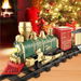 Christmas Train Set with Lights and Music, Interactive Train Toy for Kids with Railway, Gift for Boys and Girls. Available at Crazy Sales for $29.95