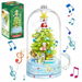 Christmas Tree Building Blocks Music Box Set with Dust-Proof Dome,Xmas Holiday Construction Toy Gift,Home Decor (Snow Christmas Tree). Available at Crazy Sales for $29.99