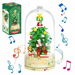 Christmas Tree Building Blocks Music Box Set with Dust-Proof Dome,Xmas Holiday Construction Toy Gift,Home Decor (Starlight Christmas Tree). Available at Crazy Sales for $29.99