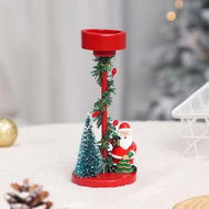 Detailed information about the product Christmas Tree Candle Holder Decor, Home Decor Pillar Christmas Tree Candles for Living Room