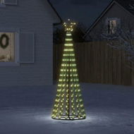 Detailed information about the product Christmas Tree Light Cone 275 LEDs Warm White 180 cm